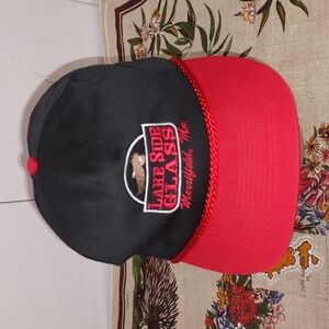 Lake Side Glass Merrifield, MN Embroidered Snapback Hat Cap w/Rope